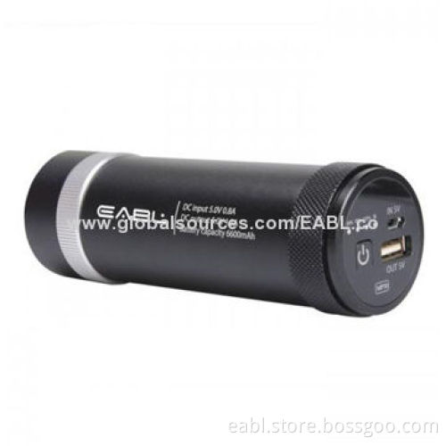 Waterproof LED Power, Aluminum Alloy Housing, 6,600mAh Capacity